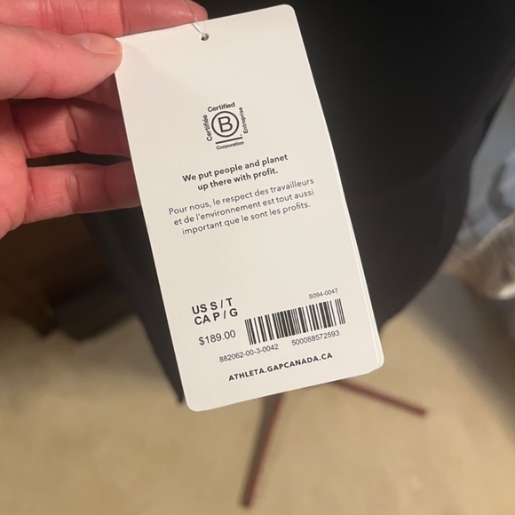 BNWT Athleta Black winter dress size Small/Tall - Picture 4 of 7